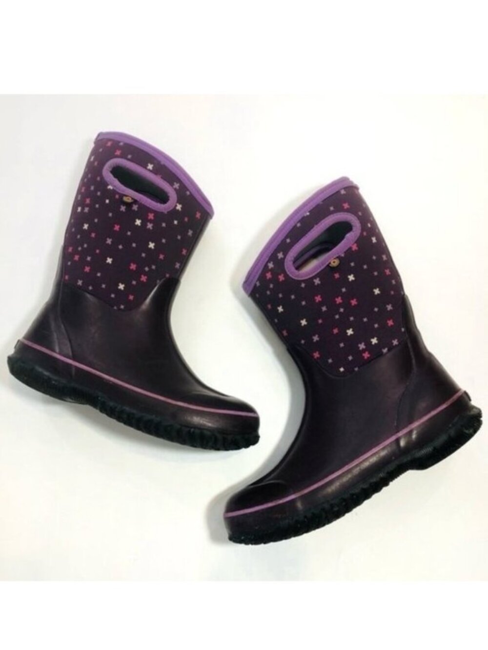 Bogs | Youth Purple K Classic Plus waterproof boots | Size 6